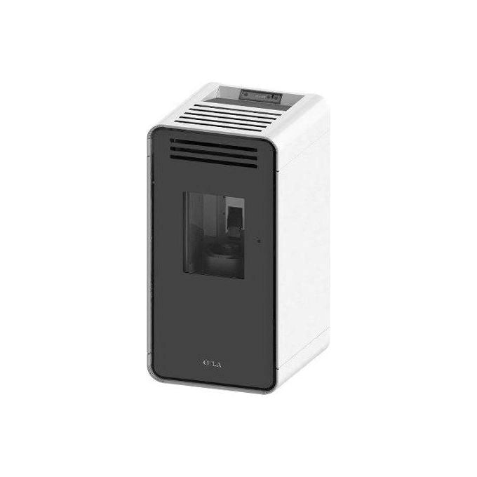 Cola LA11CR0Y Stufa a pellet ventilata con telecomando e pulizia automatica colore Bianco