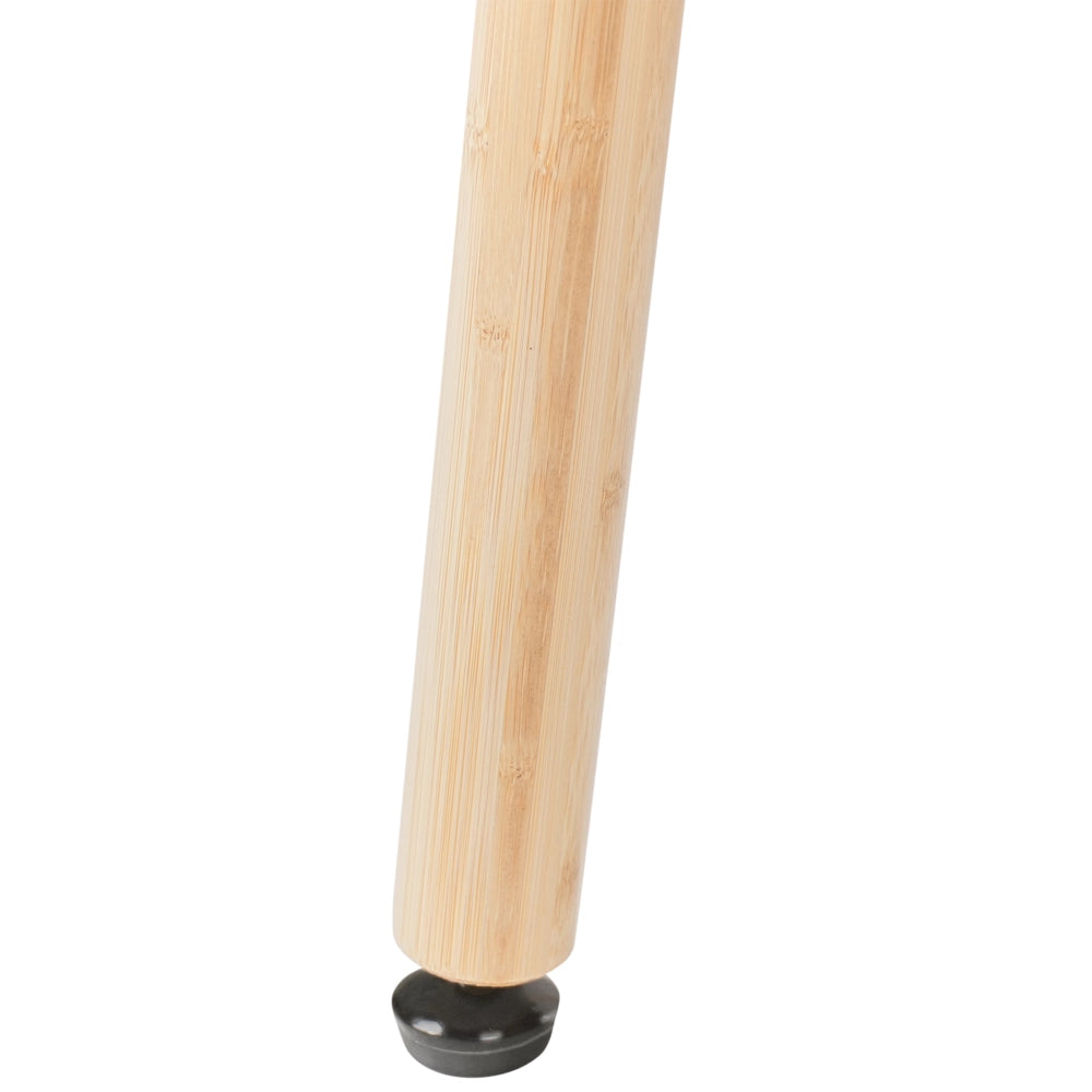 Toeletta in legno di bamboo con sgabello e specchio camera da letto soggiorno stile boho