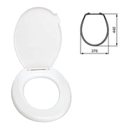 Sedile copriwater universale per bagno copri WC in plastica 44x36.5cm Art. 52993