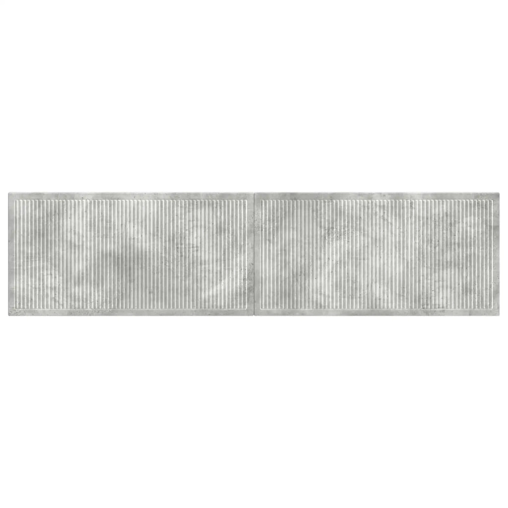 Testiera da Muro EDE Grigio Cemento Legno ingegnerizzato 896048
