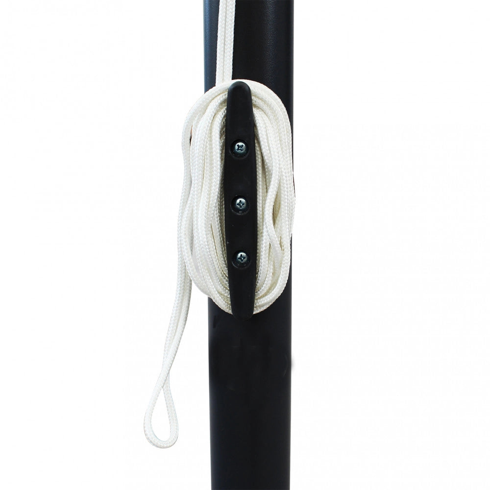 OMBRELLONE BRIAN P/C NERO 3 X 4 TELO BEIGE