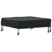 Copertura Tavolo Tinta unita Nero 72 x 72 x 15 cm Tessuto