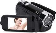 4X Camcorder a Definizione Alta con Rotazione 270° per Home Party Outdoor Picknick Camping con Supporto di 32G di Memoria - Nero EU
