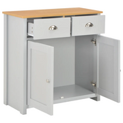 Credenza-Buffet-Armadio da cucina Grigia 79x35x81 cm