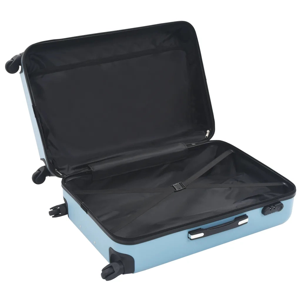 Set Trolley a Custodia Rigida 3 pz Blu in ABS CFW2631356