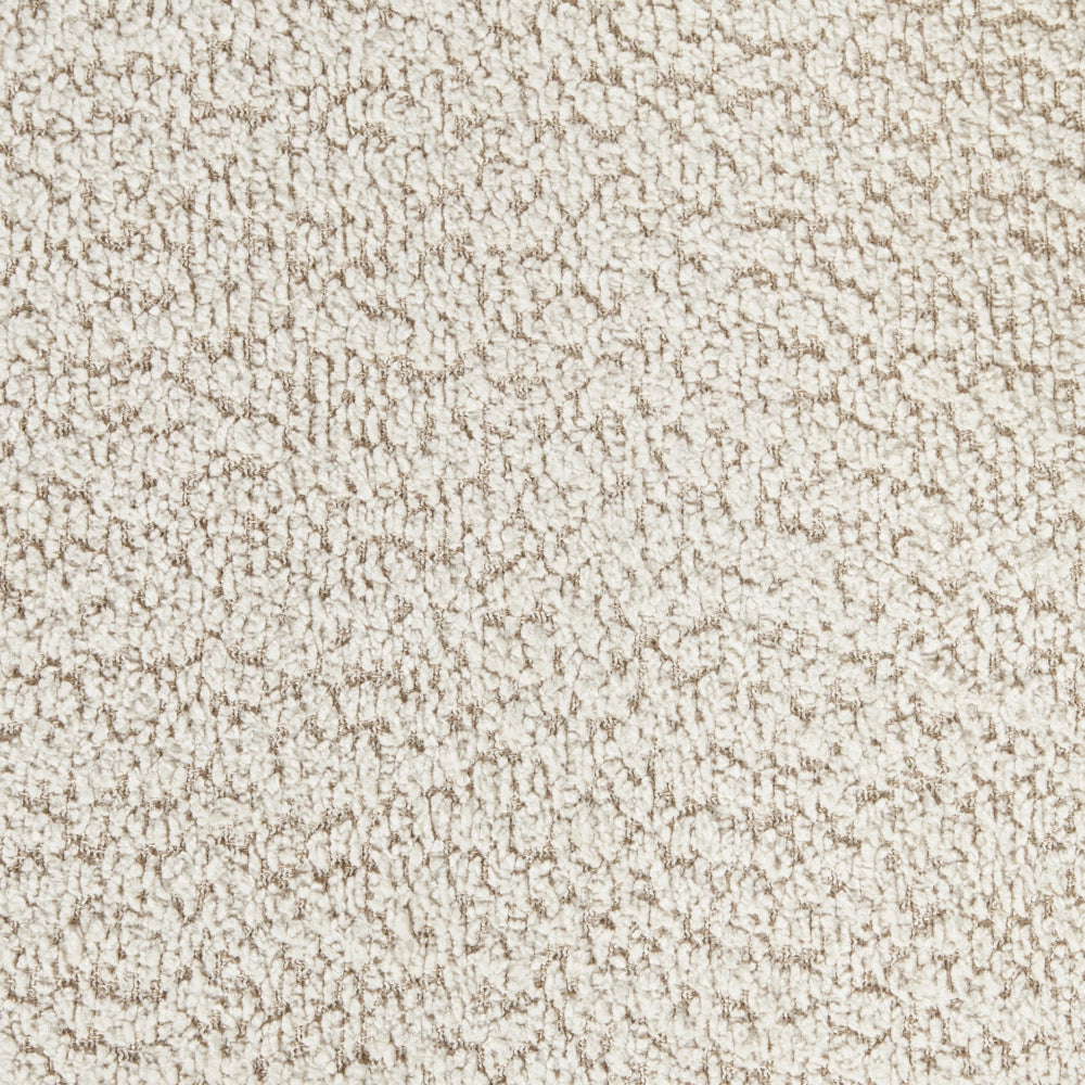Set di 2 sedie da pranzo marrone e beige chiaro con struttura in legno di caucciù e sedile in bouclè Cucina da pranzo retrò
