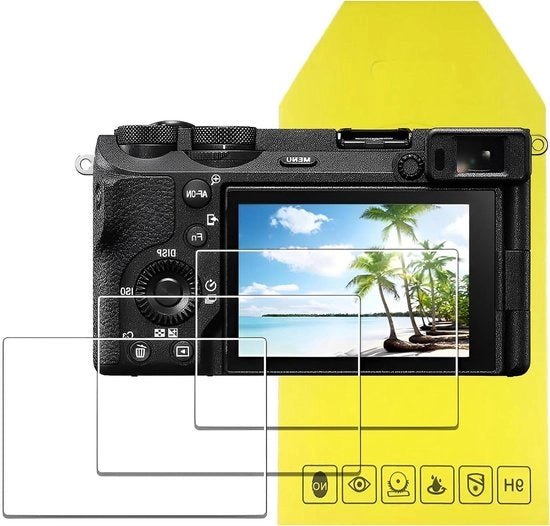 3 pezzi di schermo protettivo HD Clear per fotocamera Sony Alpha A6700 - Display protettivo