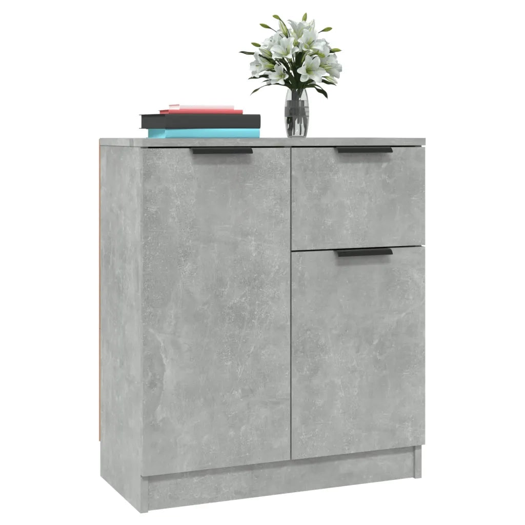 Credenza Grigio Cemento 60x30x70 cm in Legno Multistrato cod mxl 24587