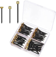 Set di attacchi per foto da parete da 120 pezzi per appendere foto e cornici in casa - Assortimento di 3 misure di attacchi da parete e chiodi da parete - Set di appendi-foto decorativo con chiodi da parete