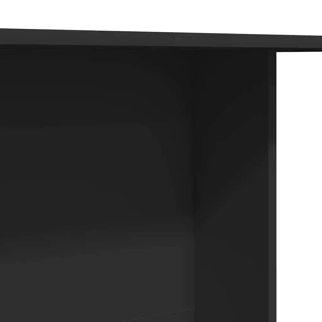 Tavolo da pranzo Nero 110 x 60 x 75 cm Legno multistrato 863161