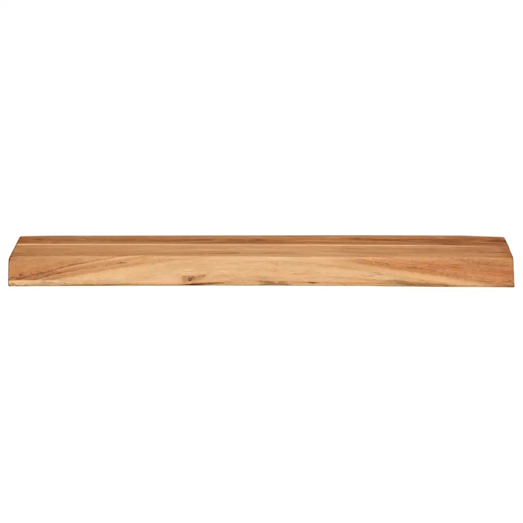 vidaXL Mensole da Parete 2 pz 60x20x3,5 cm in Legno Massello di Acacia