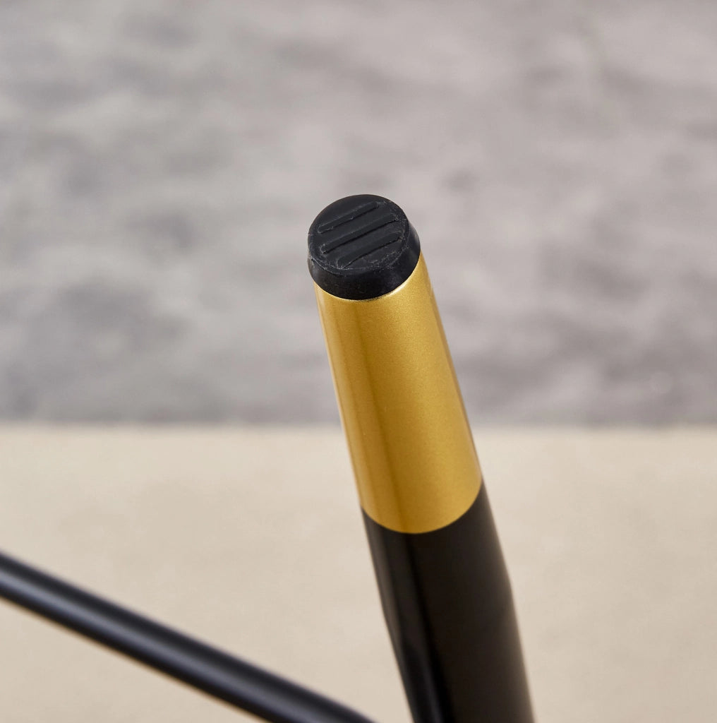 Set di 2 sgabelli da bar 100 cm in tessuto tecnico marrone