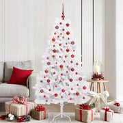 Albero di Natale Artificiale con Rami Pieghevoli Bianco 180 cm 3426594