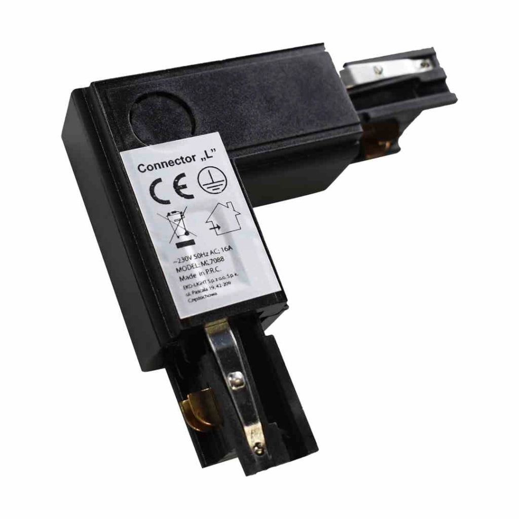Connettore binario per sistema illuminazione ML7088 nero Milagro