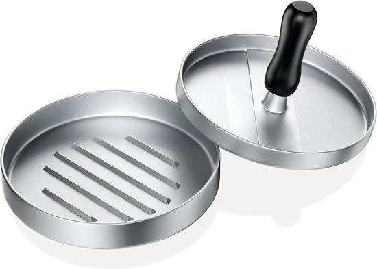 Hamburger pers in alluminio fuso - diametro interno 11 cm - robusto e duraturo
