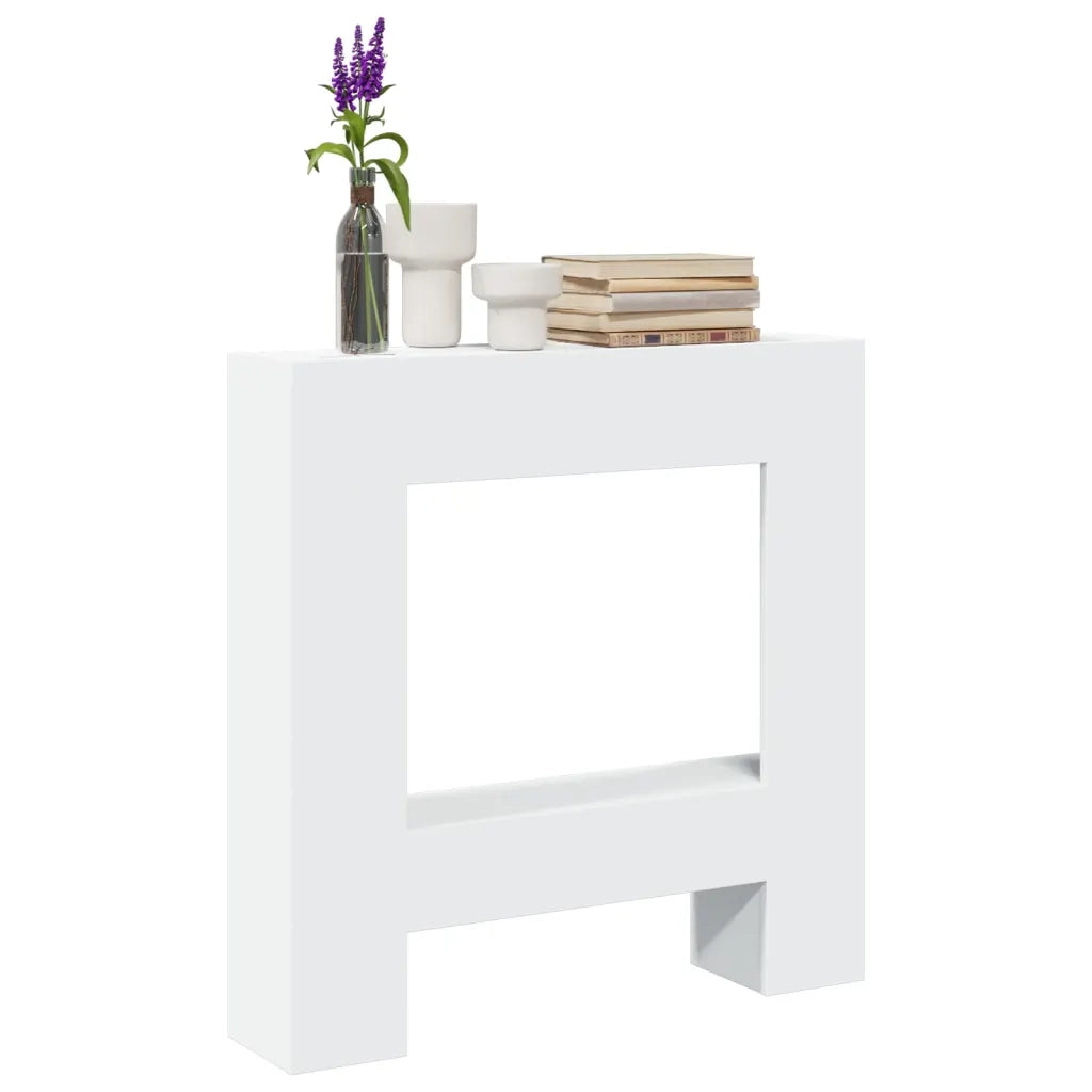 Cornice per Camino Bianca 81x18x82 cm in Truciolato CFW6780031