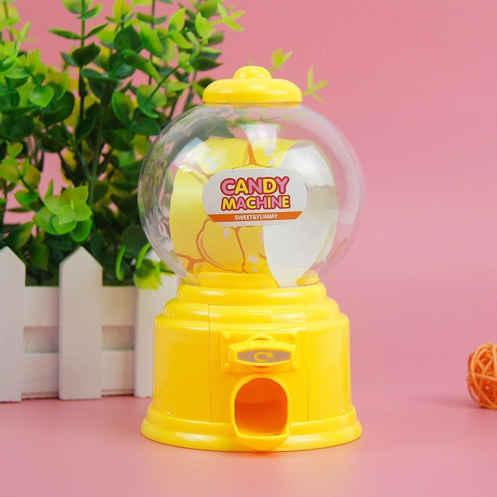 Trade Shop - Bomboniera Bomboniere Distributore Di Gumball Portaconfetti Comunione Compleanno - Giallo