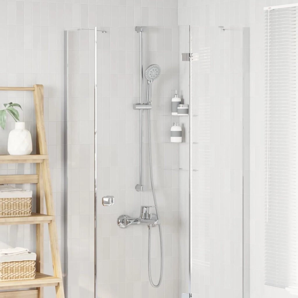 Set di Sistema Doccia Cromato 101 cm Acciaio Inox CFW6135048