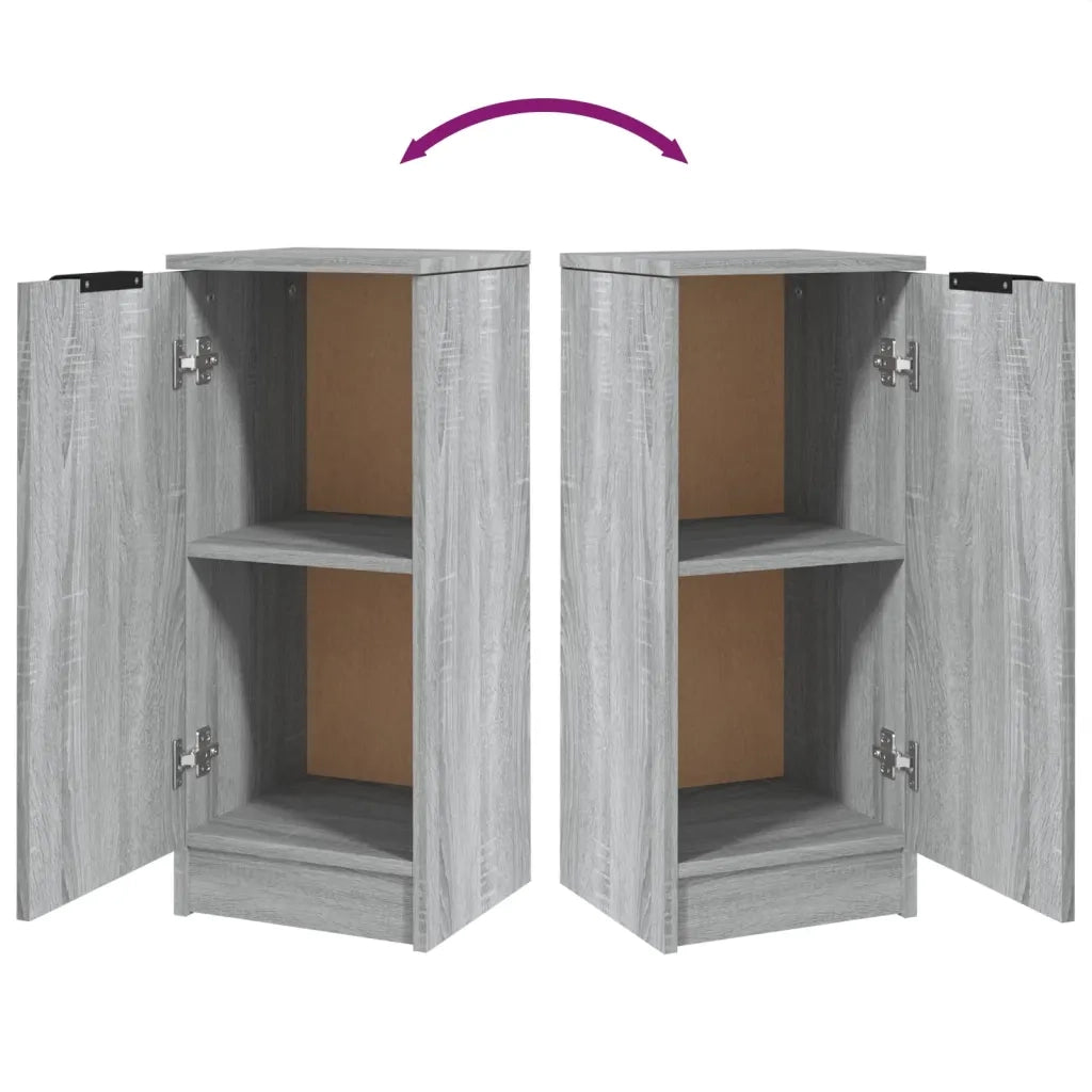 Credenza Grigio Sonoma 30x30x70 cm in Legno Multistrato 817008