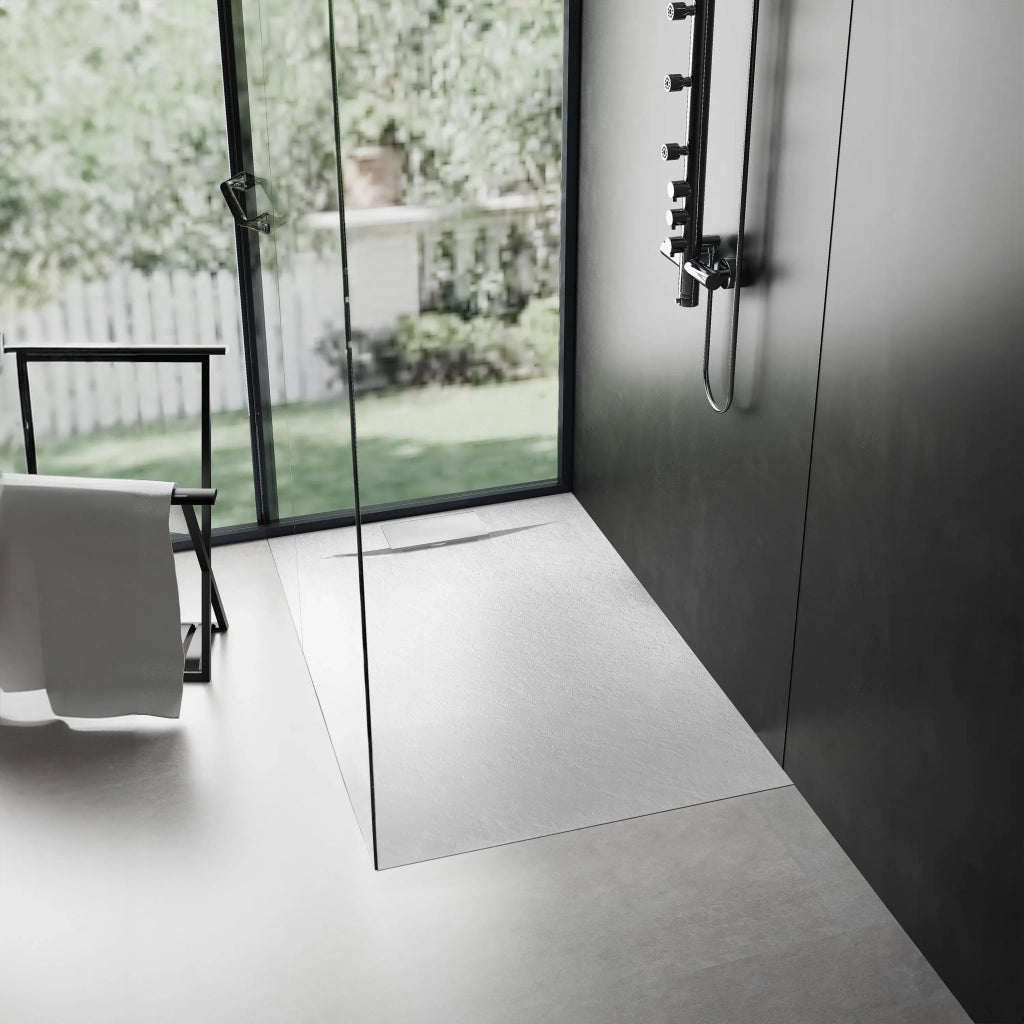 Piatto Doccia Bazalt White 80x120