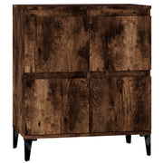 Credenza | Madia | Buffet da pranzo | Armadio da pranzo Rovere Fumo 60x35x70 cm in Legno Multistrato