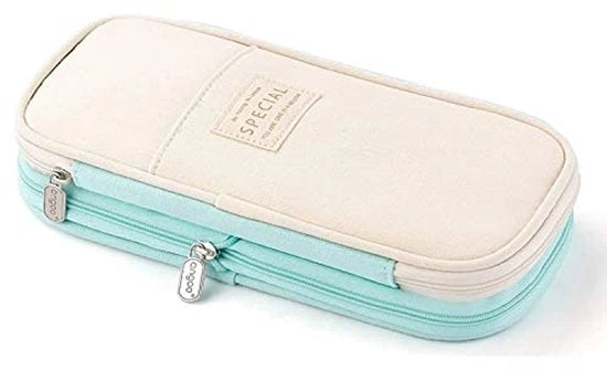 Etui per ragazze e adolescenti, borsa carina, borsa con grande capacità, borsa ecologica, borsa con cerniera, sacchetto perfetto per scuola e ufficio.