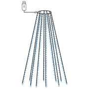 Rete di Luce per Albero di Natale 400 LED Blu 400 cm CFW1665783