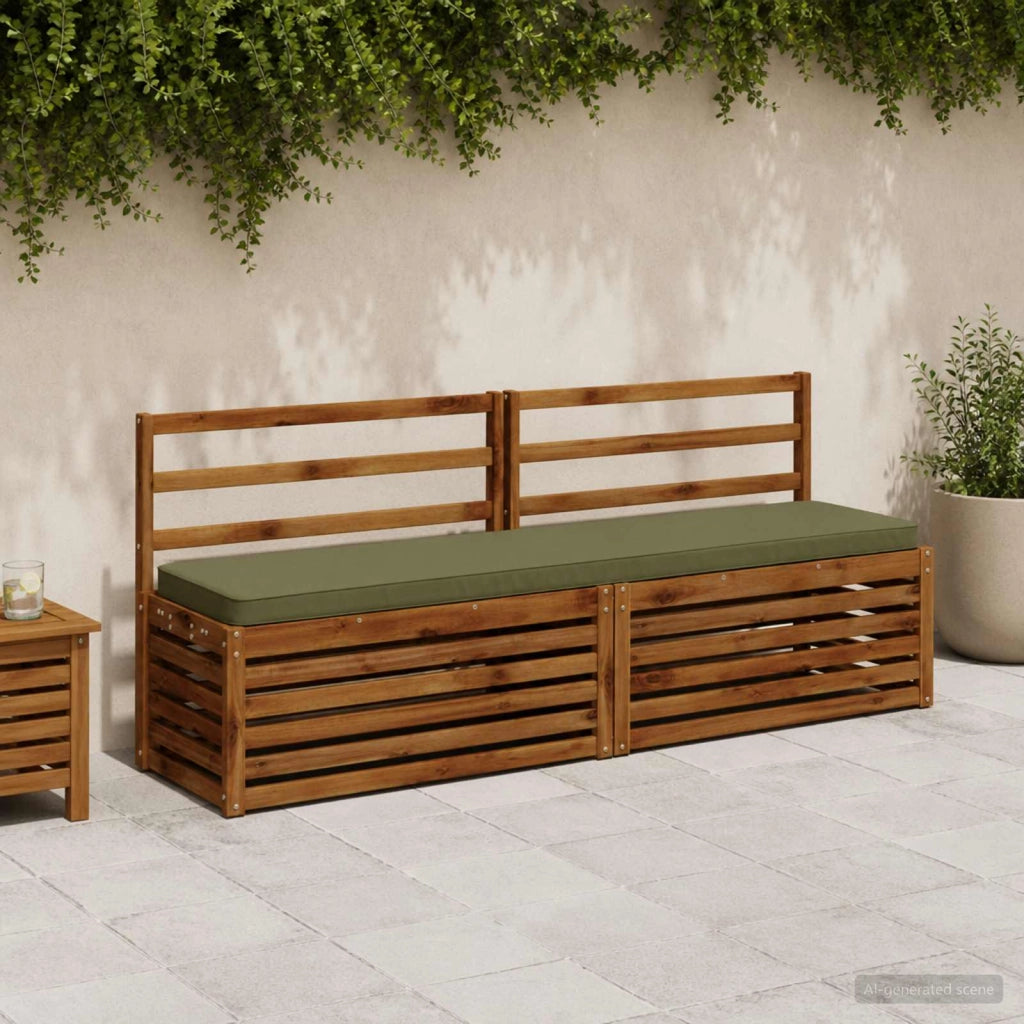 Cuscini per Panchina a 2 Pezzi VUGHT 2 pz 100% Poliestere 951517