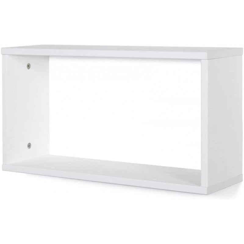 Mensola da Parete Bianca 56.8x30x17 cm - Ripiano Multiuso per Bagno, Camera, Cucina o Ufficio - Libreria Sospesa con Tasselli, Made in Italy