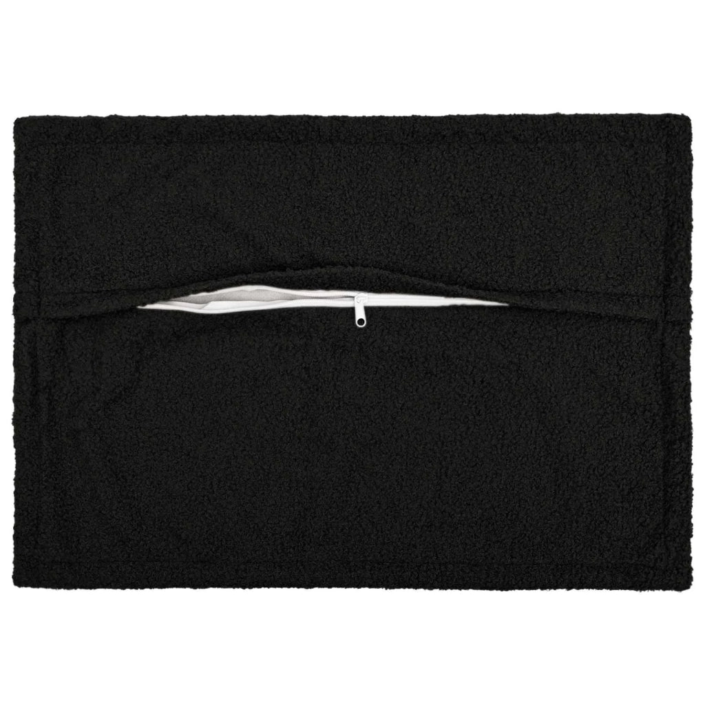 Federa 2 pcs HOUTEN Nero 50 x 75 cm Bouclé 919835