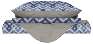 Copripiumino 1 Piazza e Mezzo con Stampa sul Sacco e Federe Doubleface Rombi