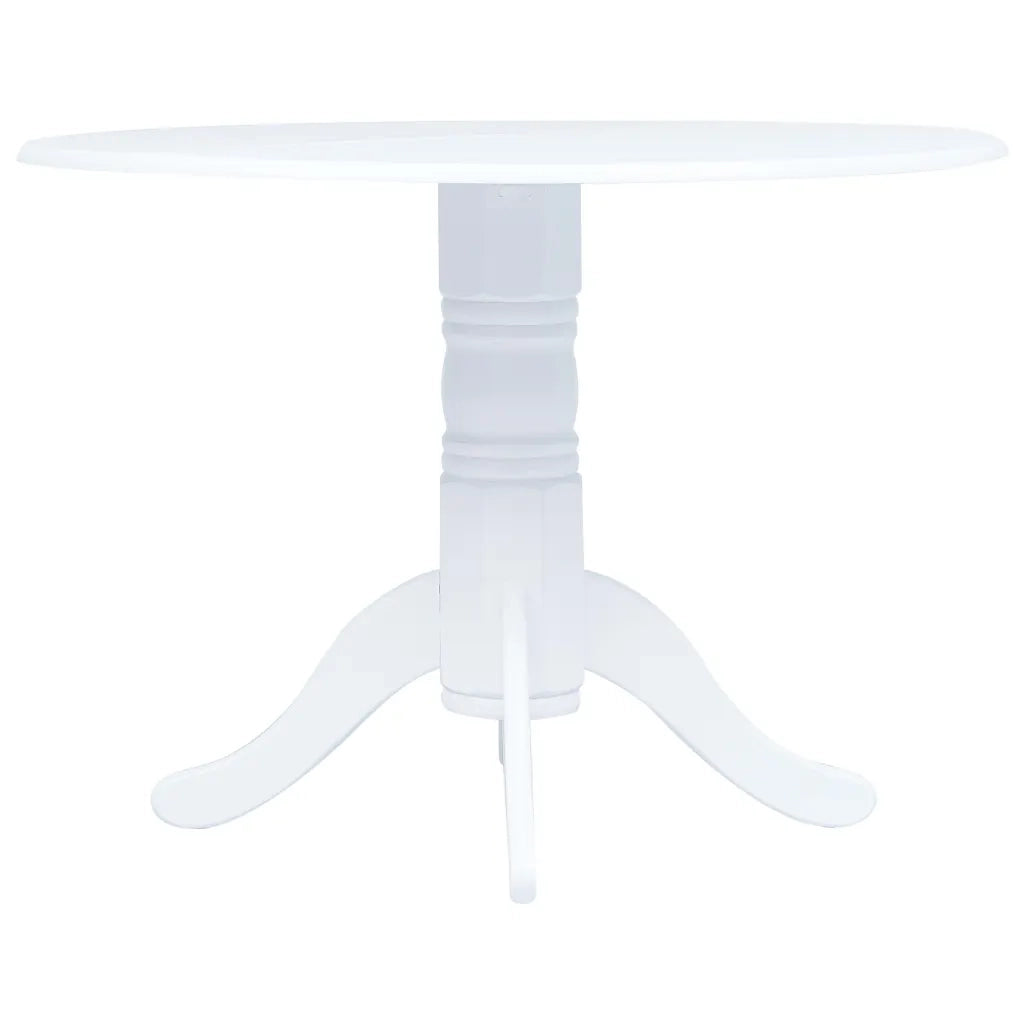 Set da Pranzo 5 pz in Legno Massello di Hevea Bianco 276869