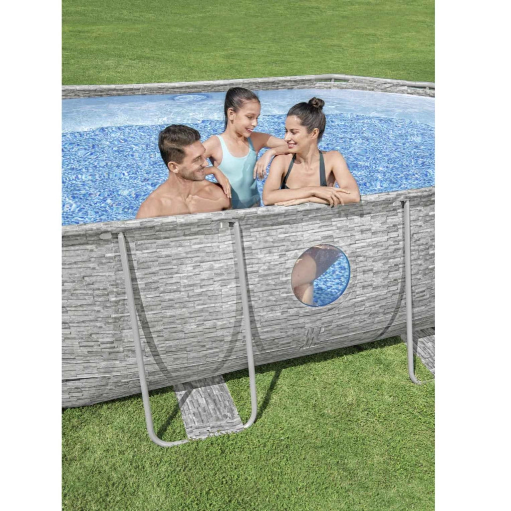 Piscina Bestway PowerSteel Swim ovale Obl√≤