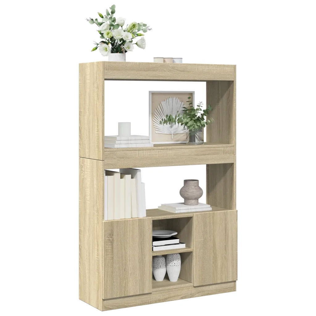 Credenza Rovere Sonoma 92x33x140 cm in Legno Multistrato 3309611