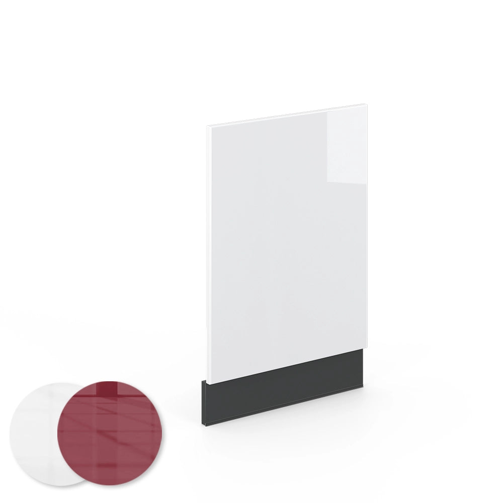 Pannello frontale Fame-Line Bianco lucido/Antracite 45 cm, PL Rovere Vicco