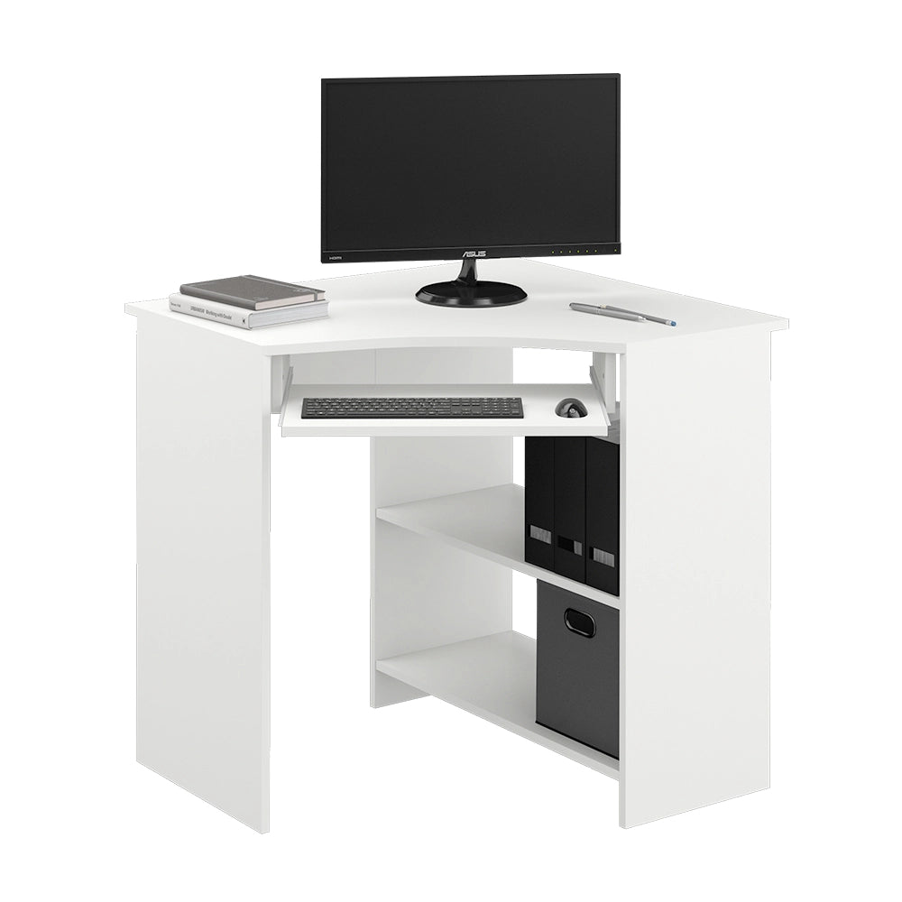 Vicco Scrivania angolare Bianco 83 x 76 cm