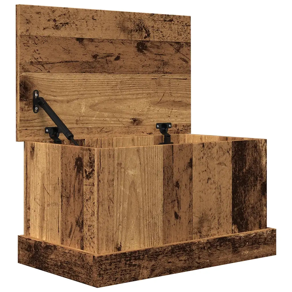 Scatola Portaoggetti Legno Antico 30x50x28 cm Legno Multistrato 857159