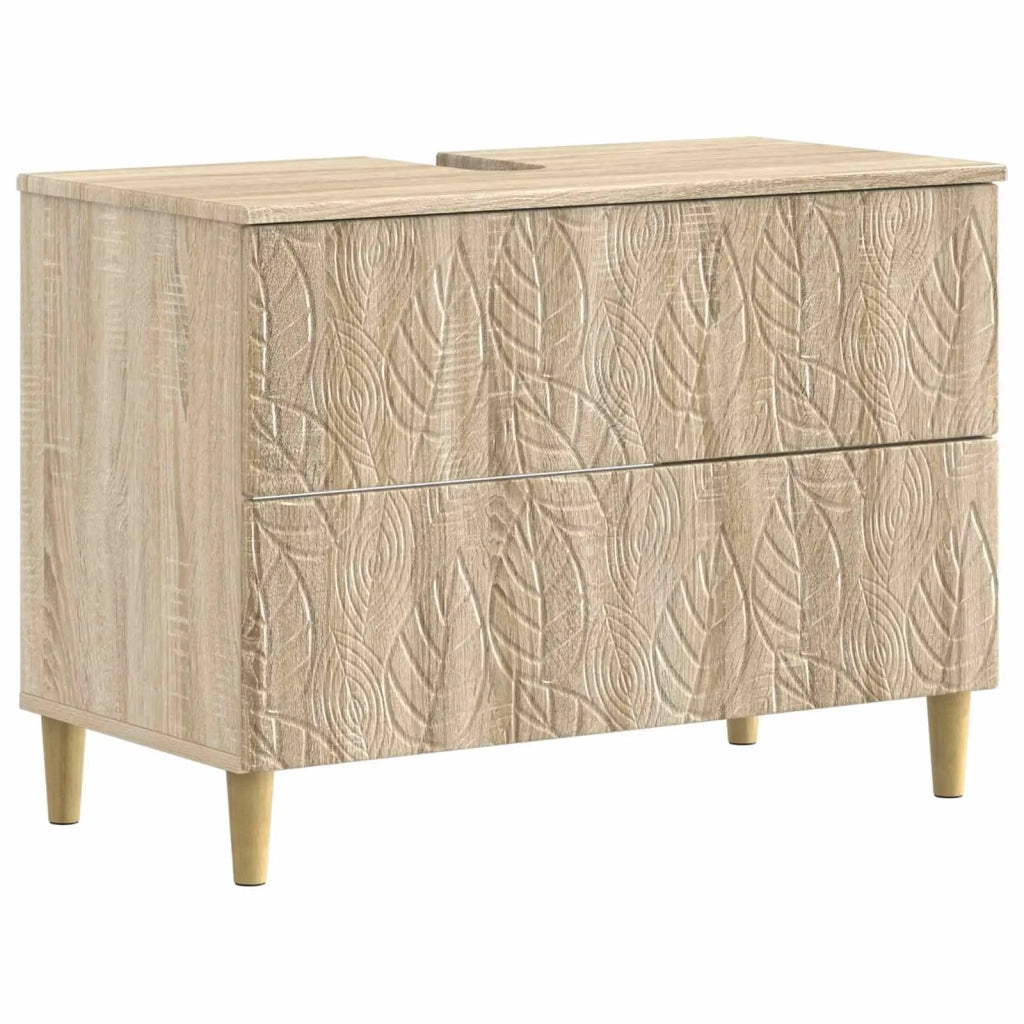 Armadio per Lavabo da Bagno DELFT Rovere Sonoma 82 x 41 x 59 cm 897017