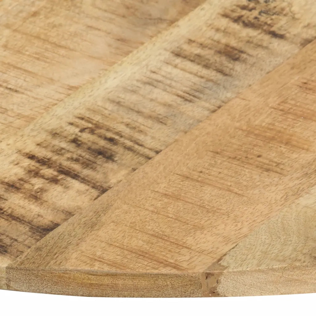 vidaXL Piano Tavolo in Legno Massello di Mango Rotondo 15-16 mm 70 cm