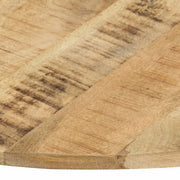 vidaXL Piano Tavolo in Legno Massello di Mango Rotondo 15-16 mm 70 cm