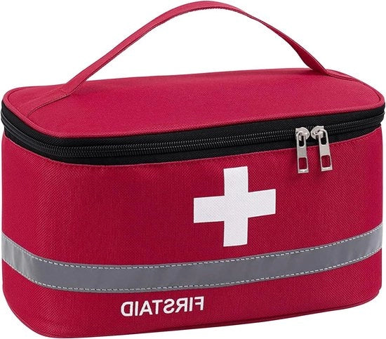 Kit di pronto soccorso per emergenze - kit di emergenza per viaggi e escursioni
Sacchetto di soccorso con cerniera