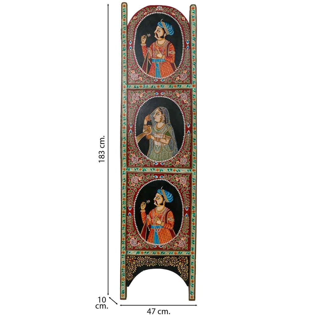 Separè in legno multicolore 47x10x183 cm