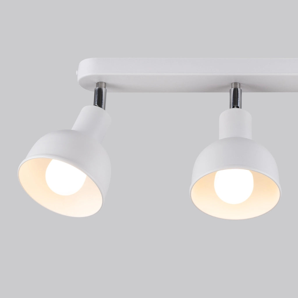 Spot soffitto triplo minimal bianco 3xE27 Pure Lume