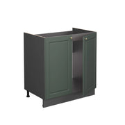 Mobile lavello cucina Fame-Line Verde-oro rustico/Antracite 80 cm, PL Antracite Vicco