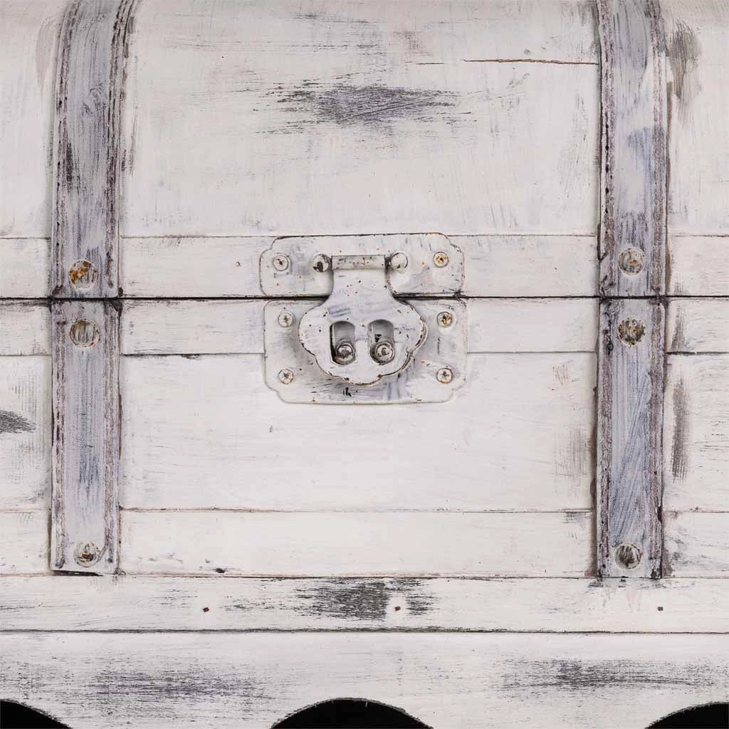 Baule portabottiglie in legno grigio 41x30x64h