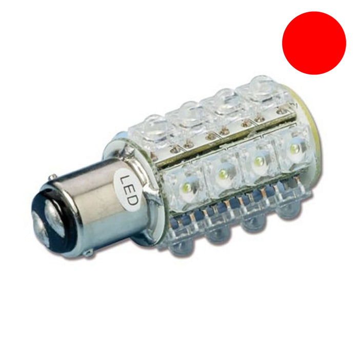 Lampadina led rosso 20 led 8 watt
