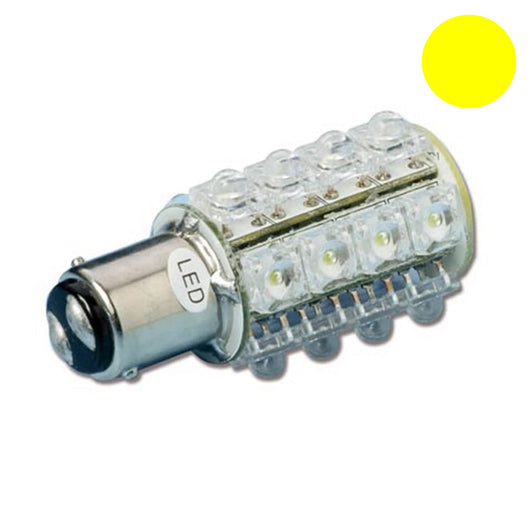 Lampadina a 20 led giallo 8 watt