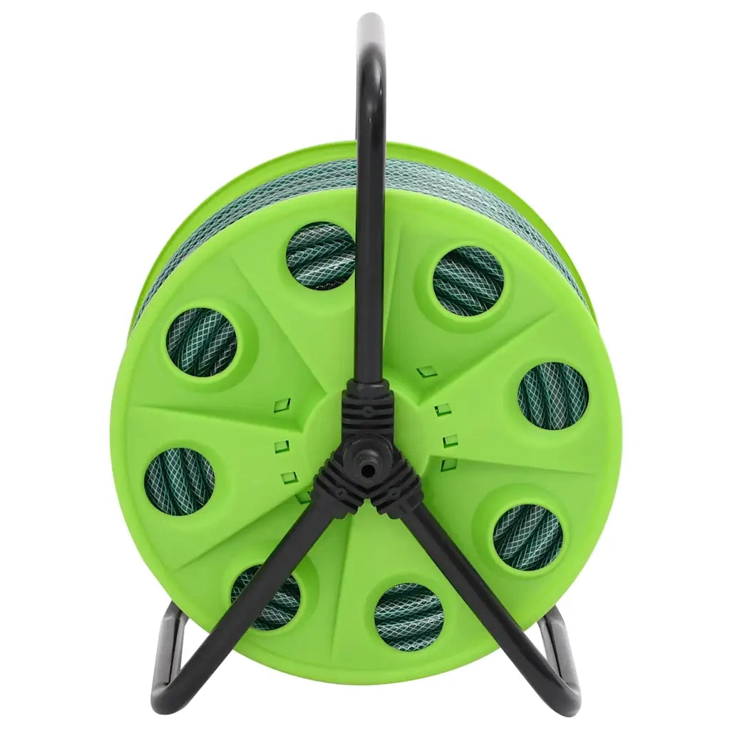 Avvolgitubo Autonomo Verde con Set Raccordi Tubo 0,5" 30 m PVC CFW4723355