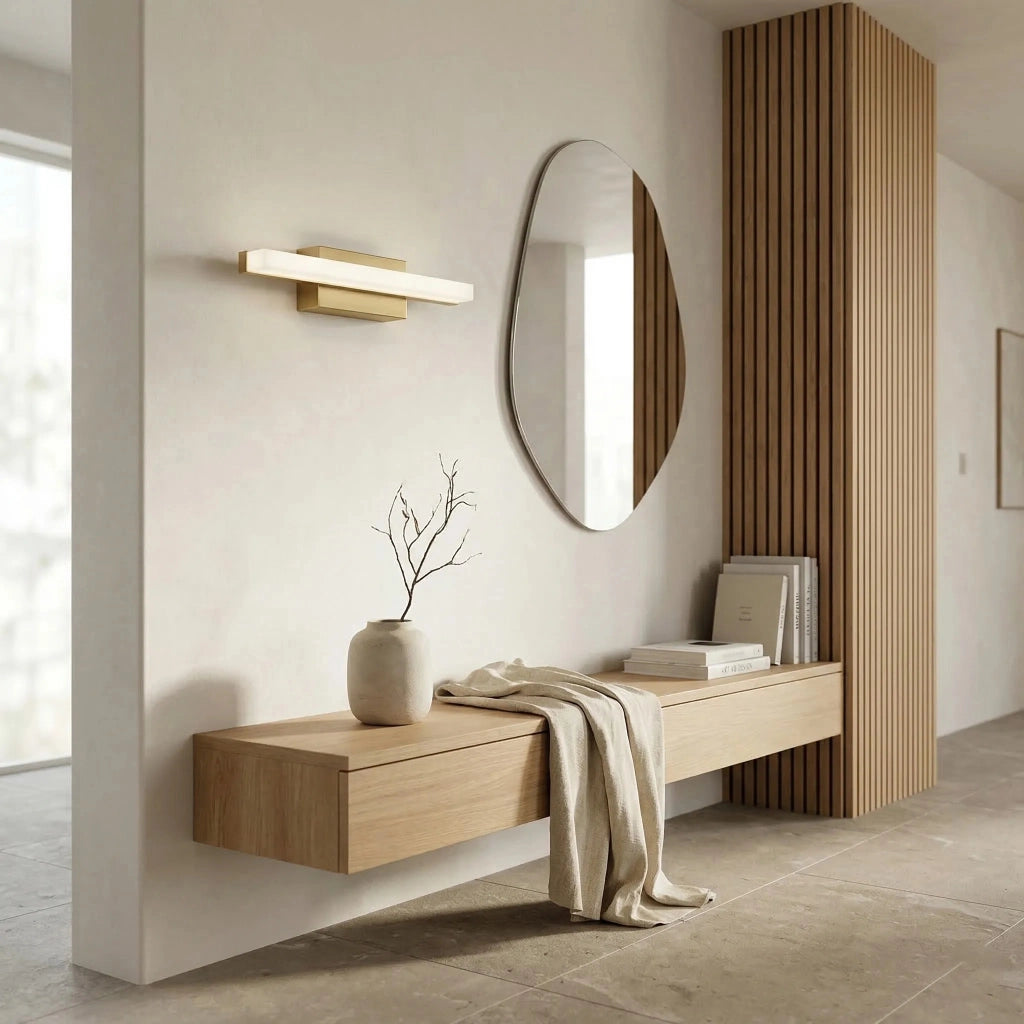 Lampada Da Parete Led 42cm APP1851-1W Brush Gold