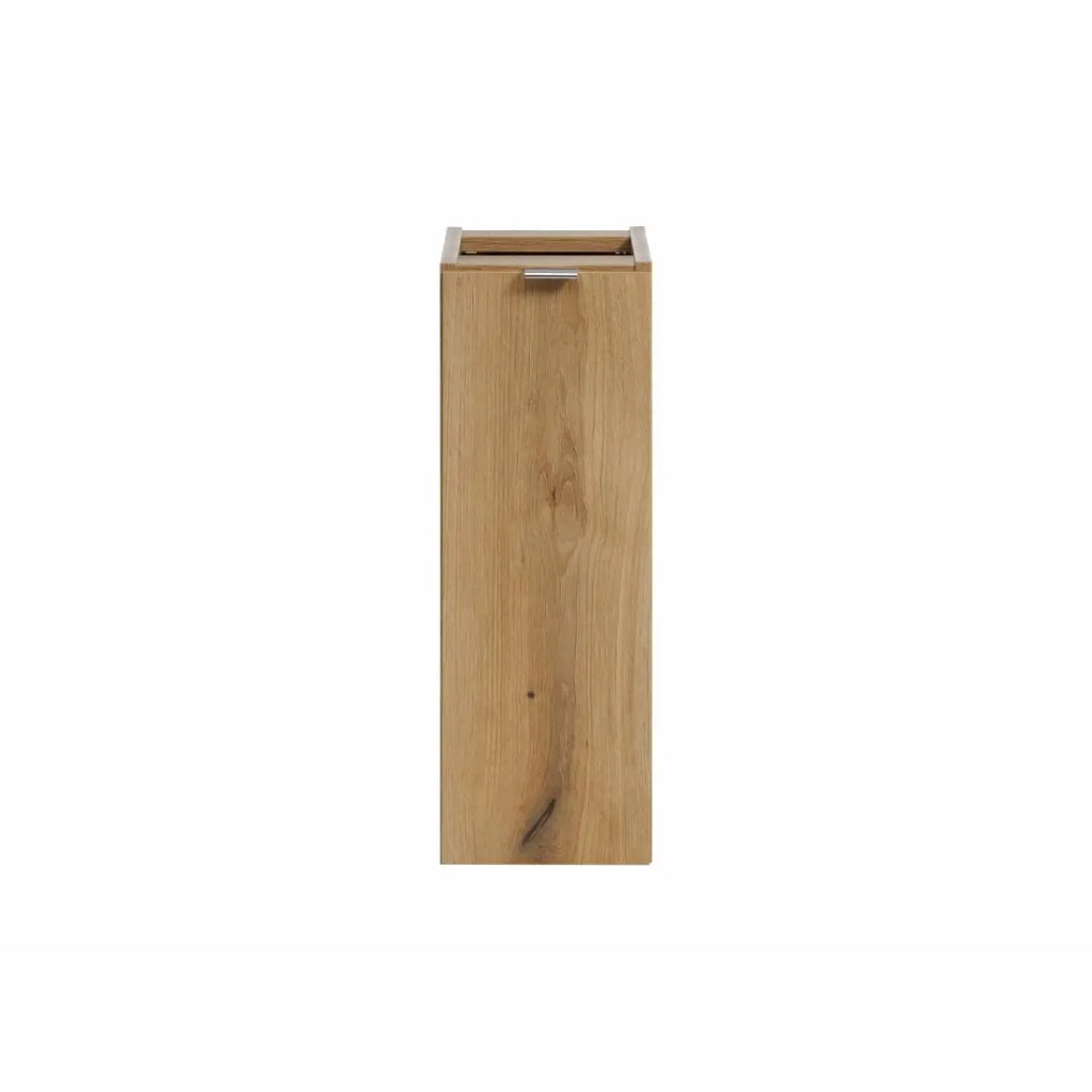 Mobiletto da bagno VANO – 1 porta – Colore quercia – L20 × P57 × H39 cm – Da appendere